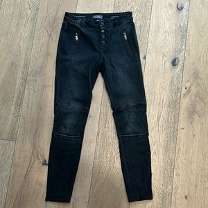 DL 1961 Faded Black Skinny Jeans